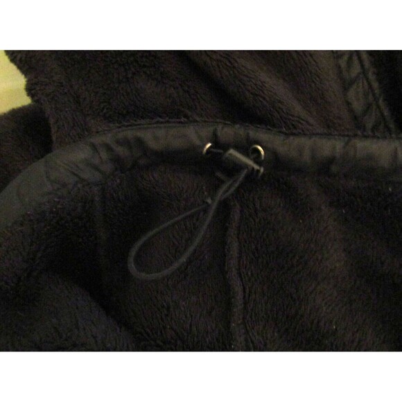 The North Face Black Fuzzy Fleece Osito Jacket Full Zip Womens Size SP - Picture 8 of 9